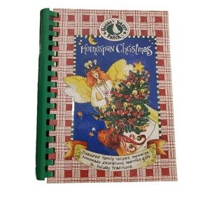 Goose Berry Patch Homespun Christmas Cookbook Spiral bound 1996 Exclt condition